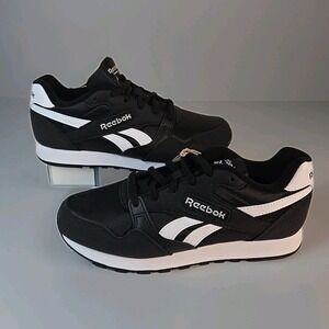 Reebok Ultra Flash Women's Sneakers Size 6 Shoes Black W/ White Stripe NWOB